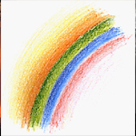 disegno di un arcobaleno