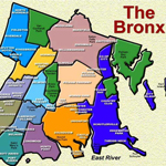 Mappa del Bronx